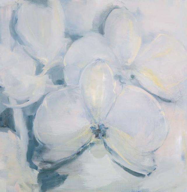 Dalibor Smutn�: Orchidea; 2008; olej, pl�tno; 140x140 cm