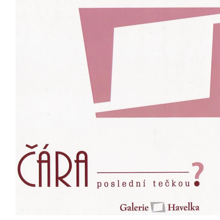 Obal katalogu I.