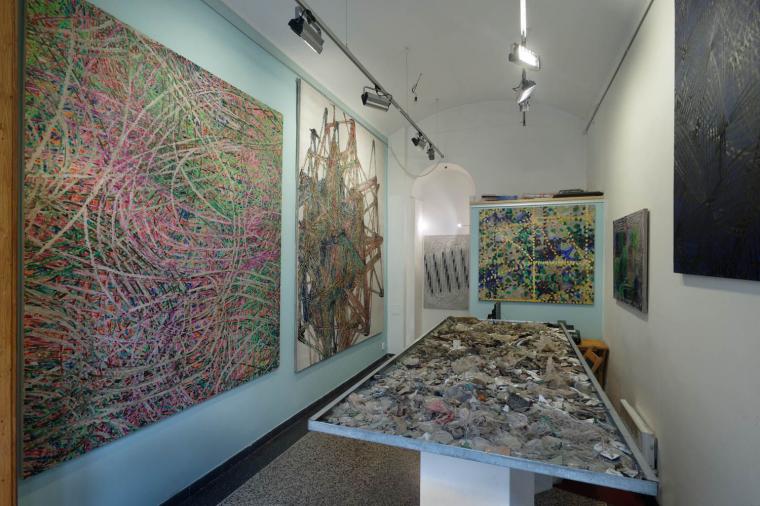 A view of the exhibit