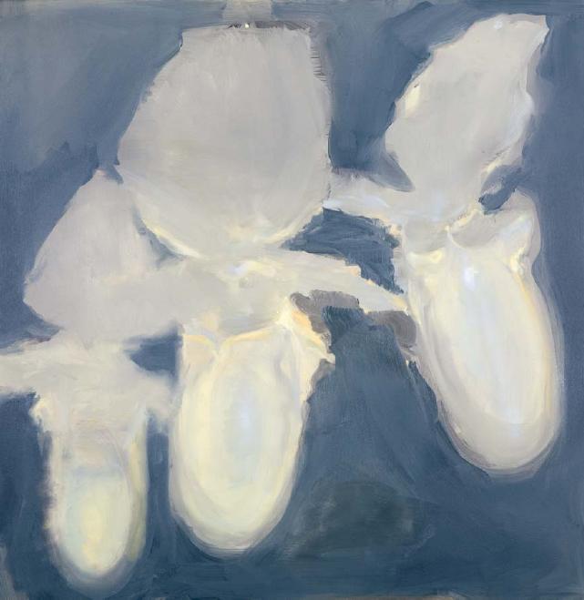 Dalibor Smutn�: Orchid; 2008; oil, canvas; 140x140 cm