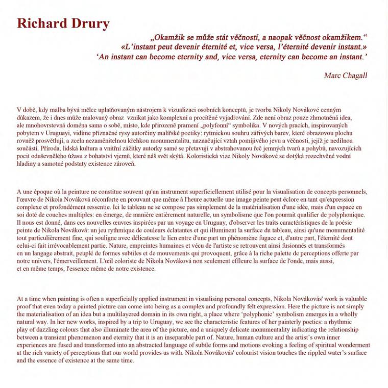 Introduction Text � Richard Drury