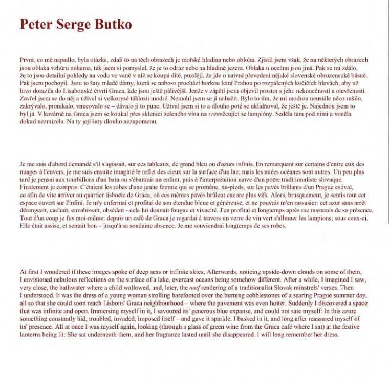 Introduction Text � Peter Sarge Butko