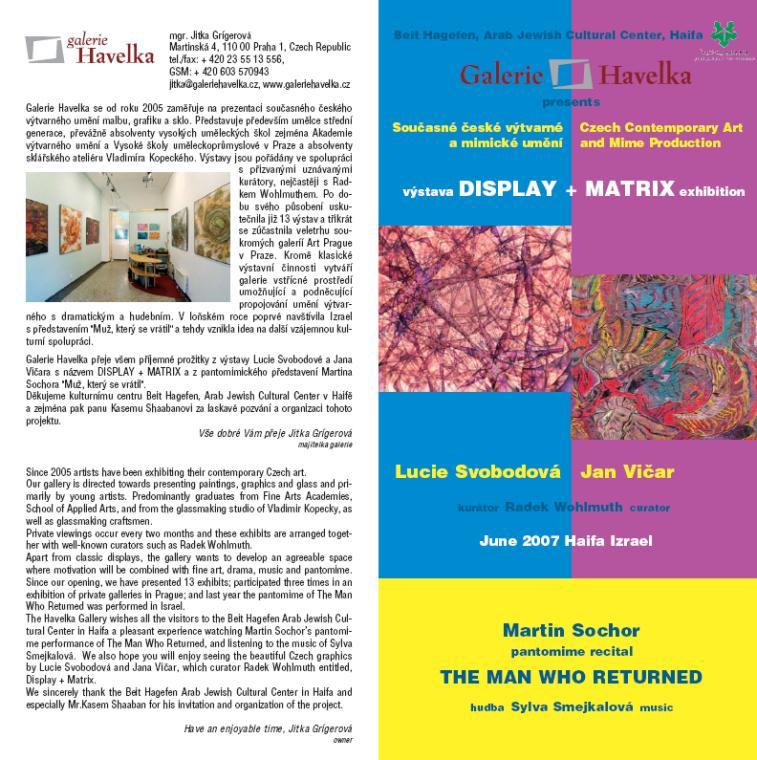 Leaflet - The Havelka Gallery